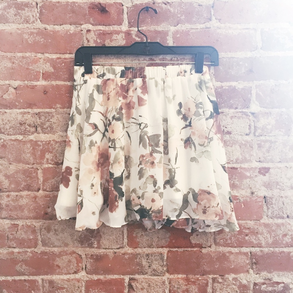 Floral shorts. New with tags.