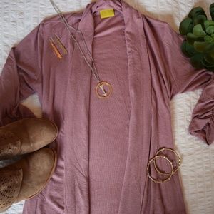 MOD Lusive Comfy Pink Cardigan