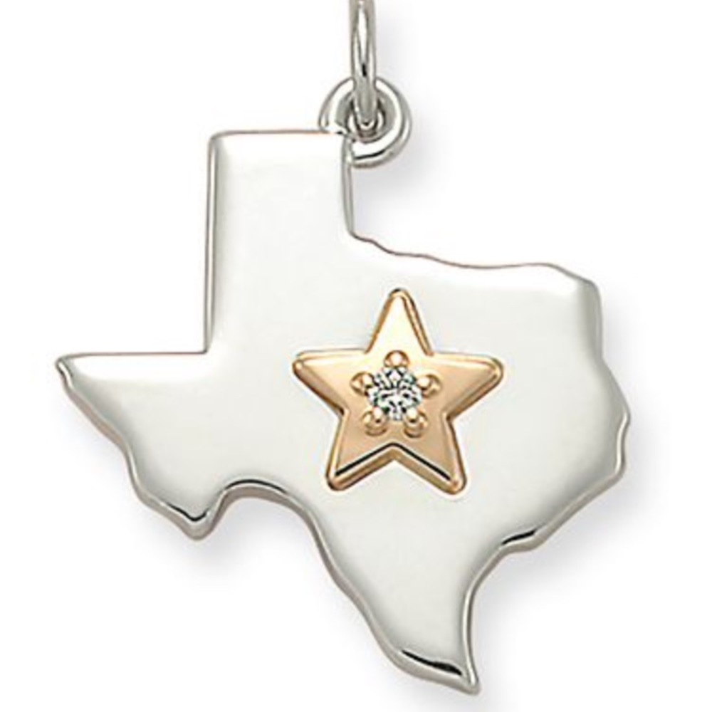 James Avery Star of Texas Diamond Pendant