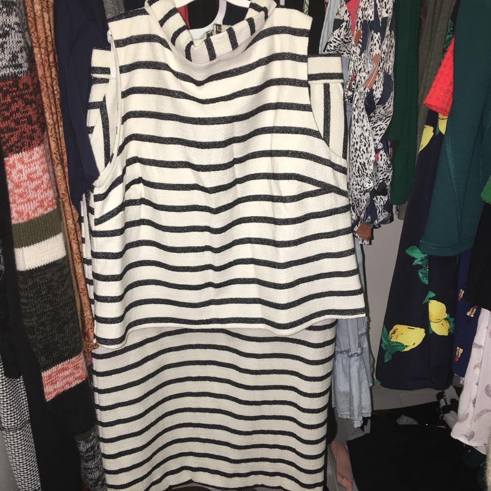 NY & Company Pencil skirt and matching crop top