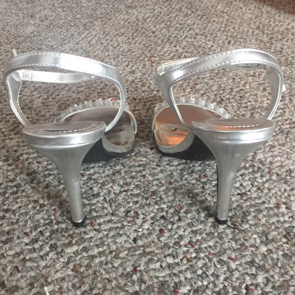 Silver Rhinestone Heels - Picture 4 of 4