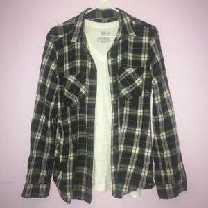 Black and white flannel