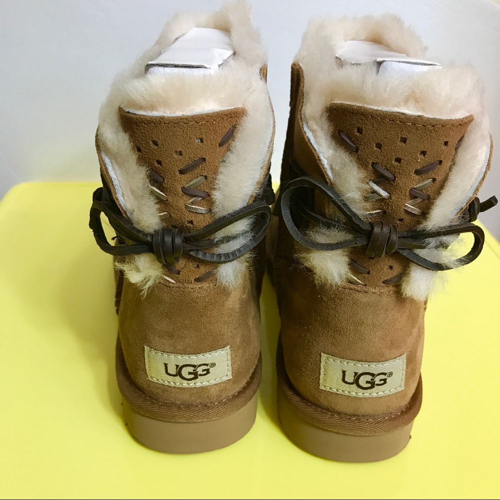 New Ugg Astoria Tehuano Brown Boots Size 7 - Picture 7 of 8