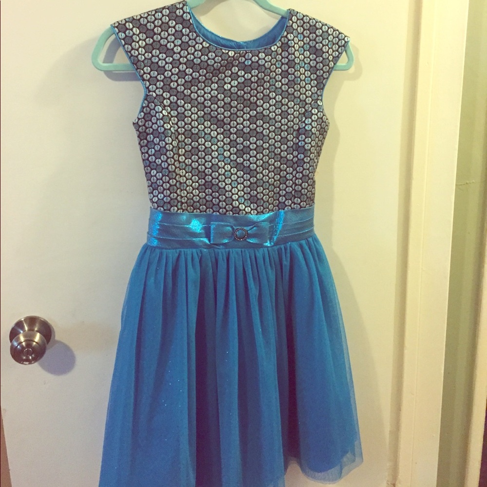 Girl's size 12 Turquoise Dress