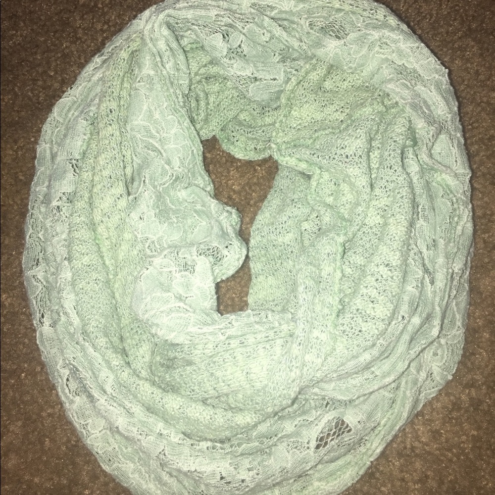 Mint infinity scarf