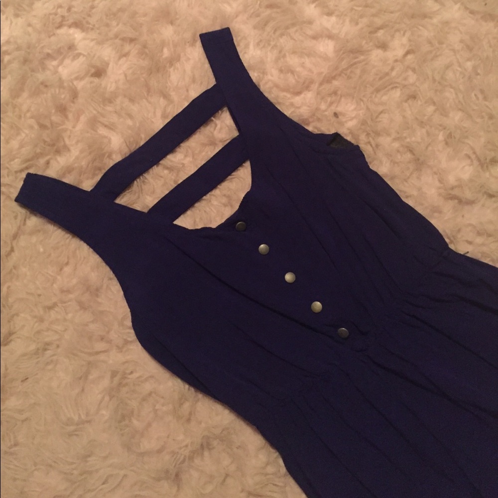 Navy blue sundress