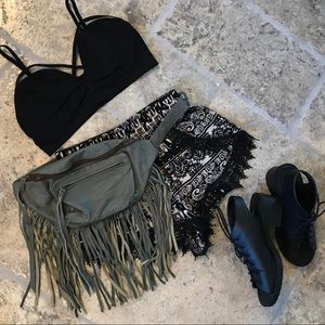 Cleobella Fringe Fanny Pack