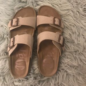 Target brand buckle sandals