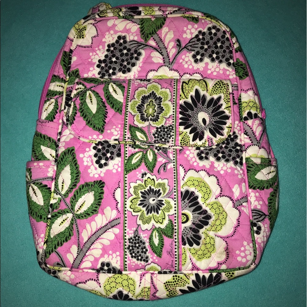 💕Vera Bradley Small Backpack in Priscilla Pink 💕