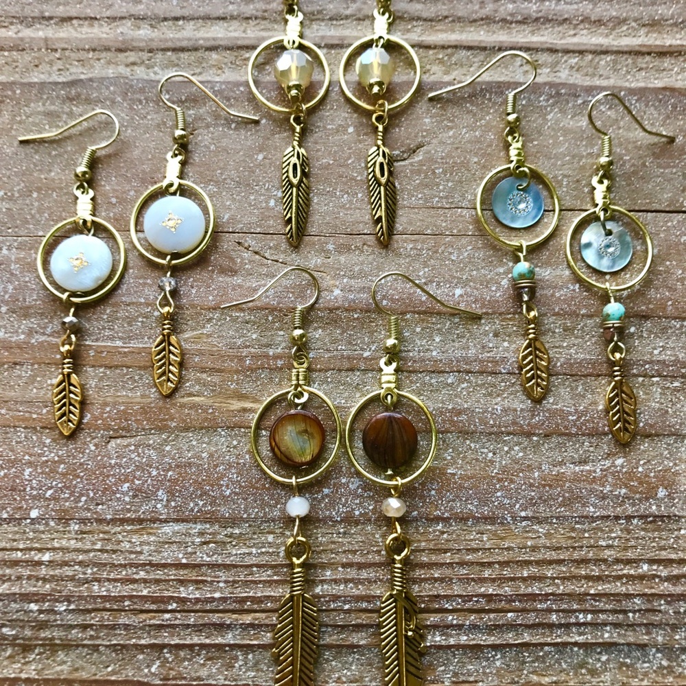 Dreamcatcher earrings