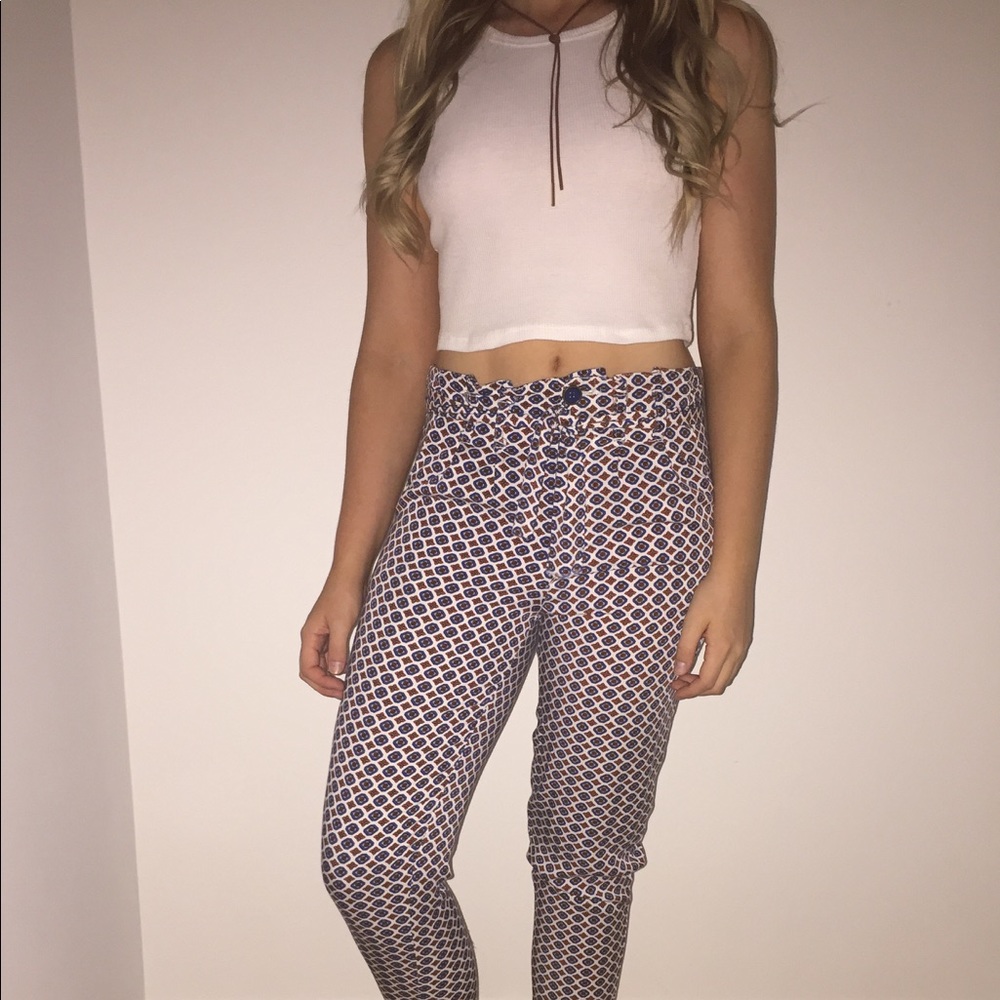 Multicolored stylish pants