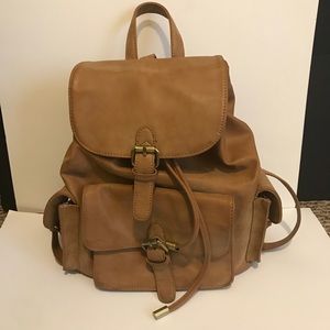 Tan backpack