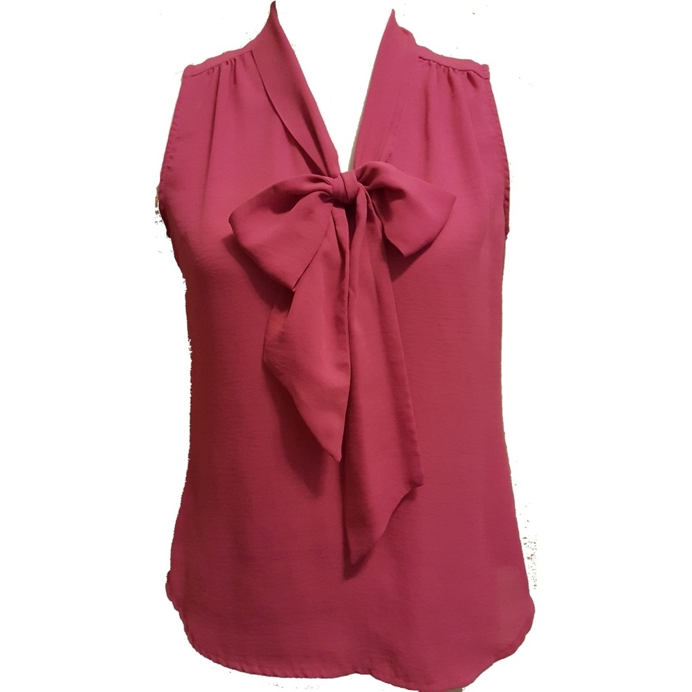 H&M Hot Pink Sleeveless Blouse