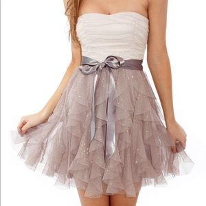 Strapless sparkly prom dress, worn once