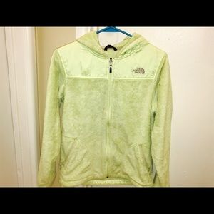 Lime green North Face