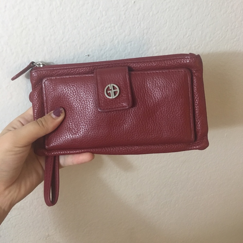 Red Leather Wallet