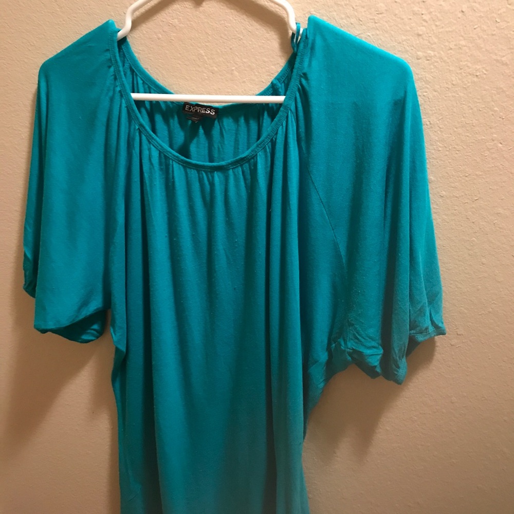 Turquoise Business Casual Top.