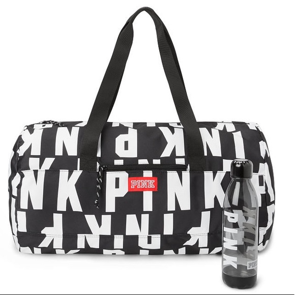 •Victoria's Secret PINK• Duffle Bag And Bottle - Picture 5 of 6