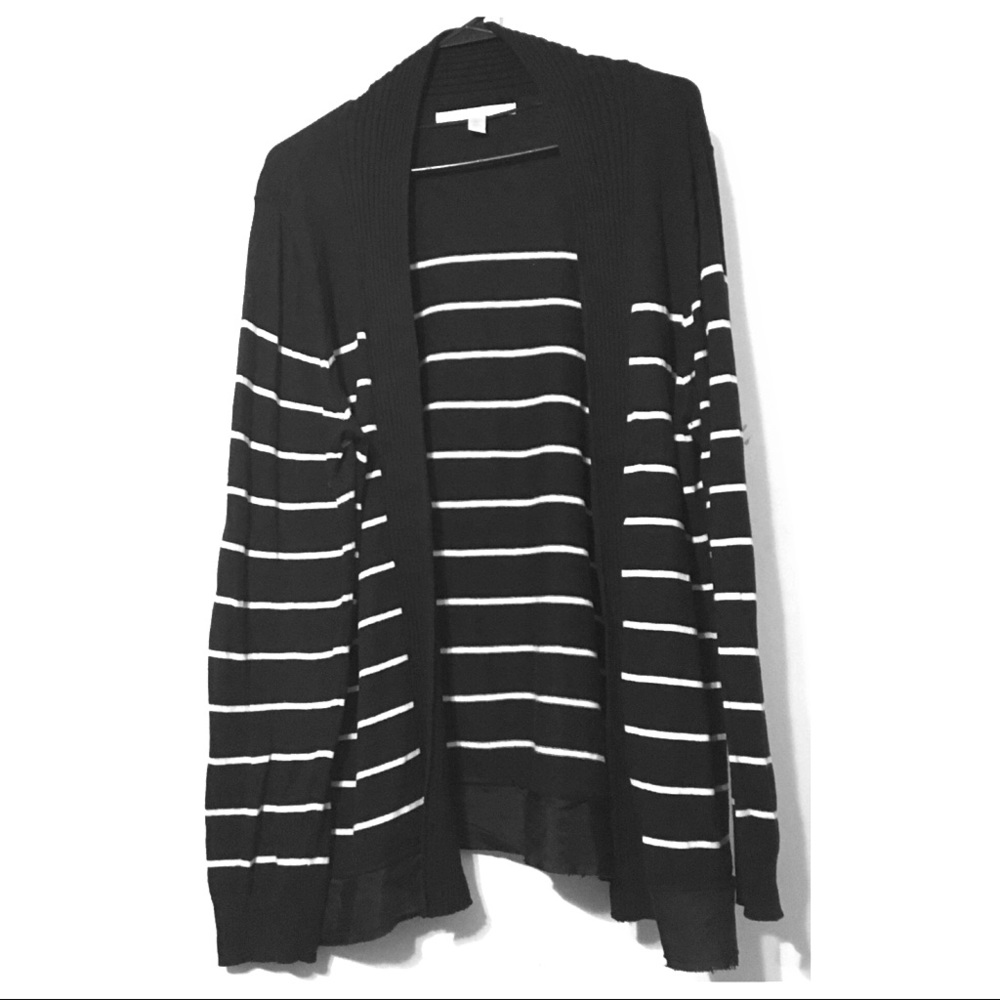 Striped Sweater Cardigan