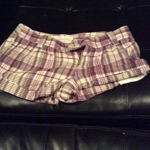 Plaid shorts