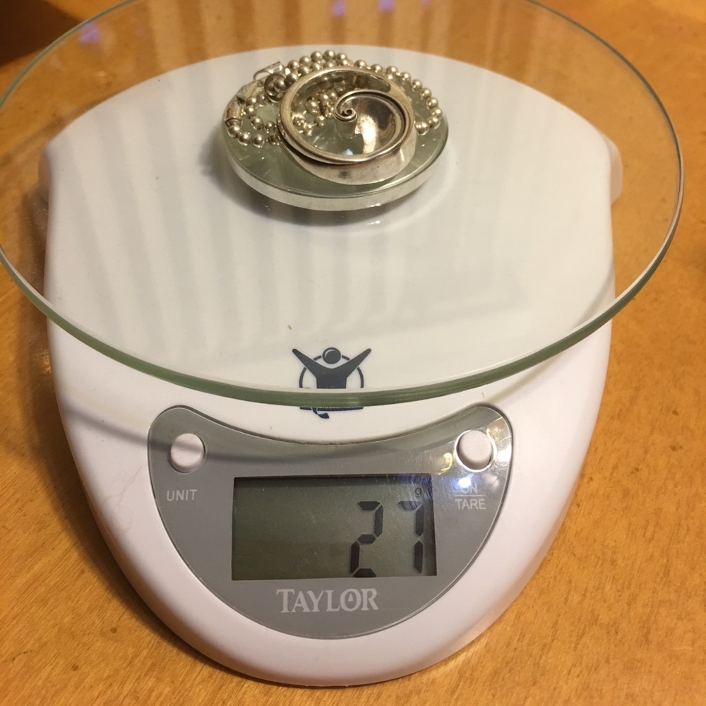 💕27 g Vintage 925 Sterling Silver Necklace - Picture 6 of 7