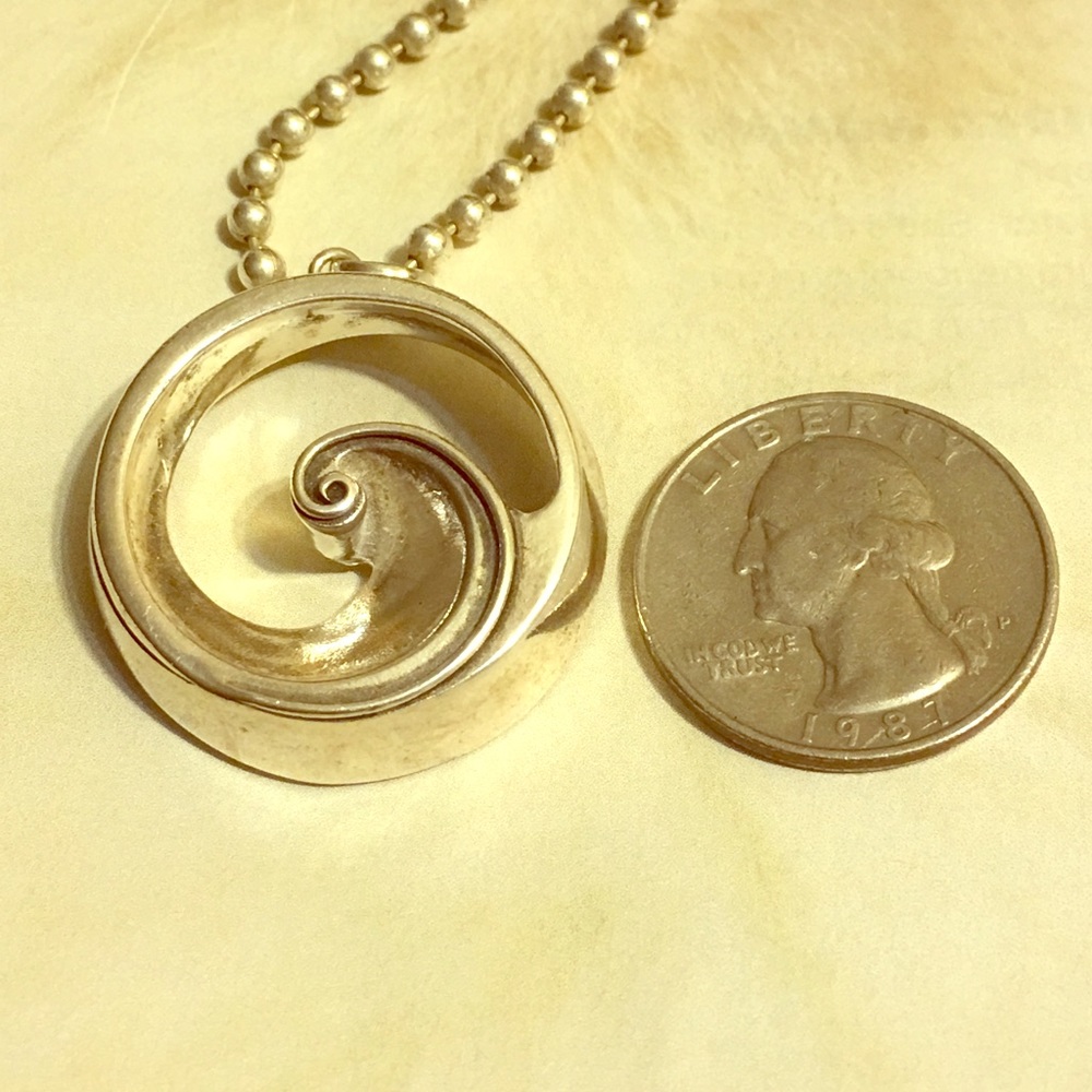 💕27 g Vintage 925 Sterling Silver Necklace - Picture 7 of 7