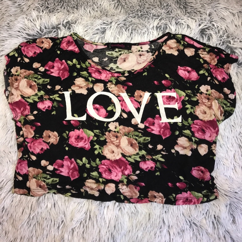 Floral Flowy Love Print Shirt