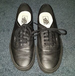 Vans Authentic Leather Black