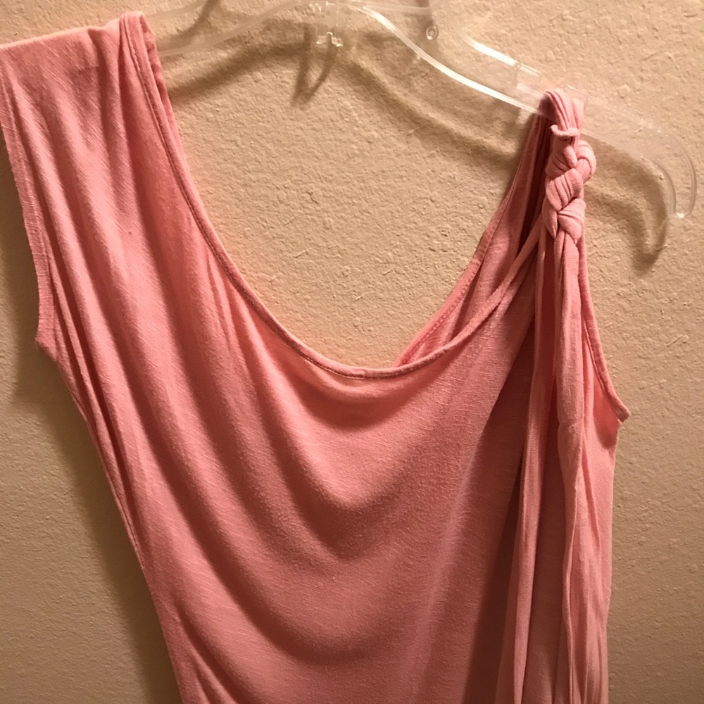 Pearl Pink One-Sleeved Top