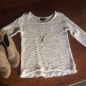 3/4 Sleeve Knit Sweater