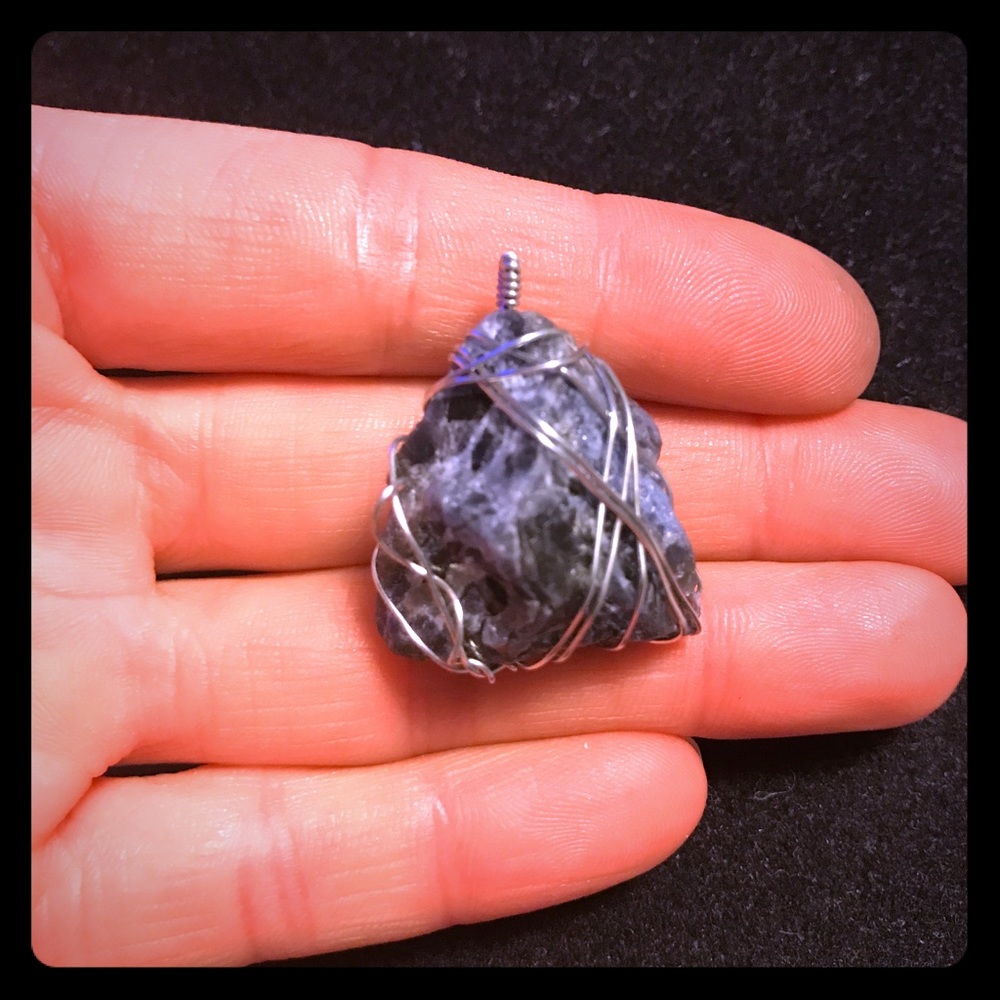 Blue Sodalite Wire Wrapped gem