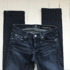 NWOT 7 straight leg jeans
