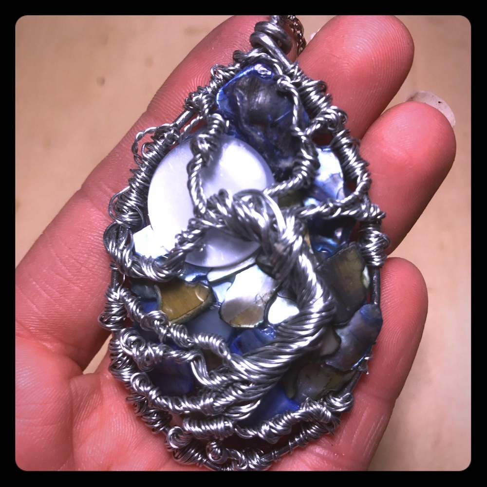 Handmade to order wire wrapped pendants