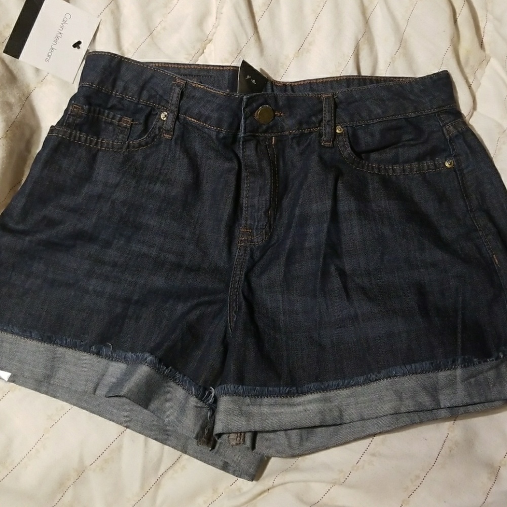 Dark blue Calvin Klien jean shorts