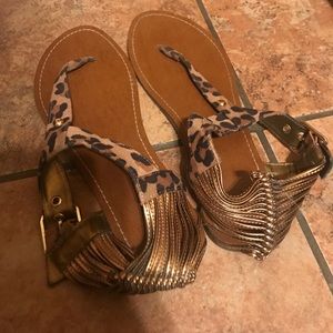 Leopard Sandals