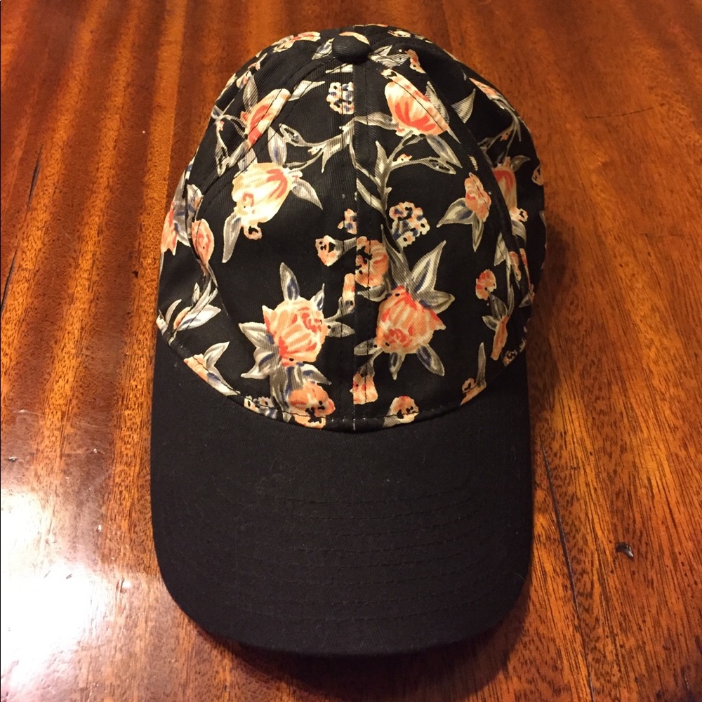 Lucky Brand floral print baseball cap
