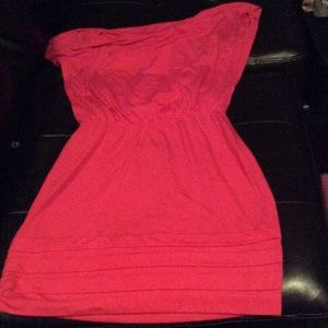Reddish pink dress