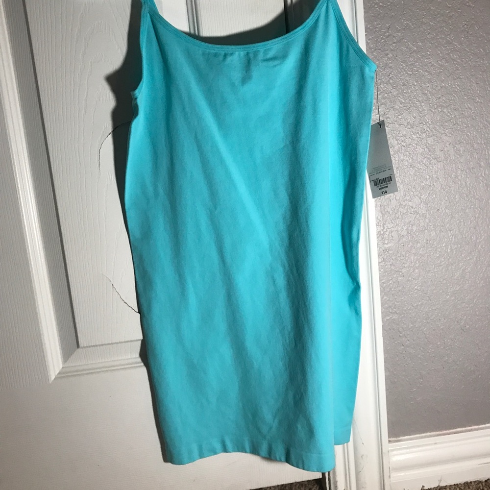 Blue cami.