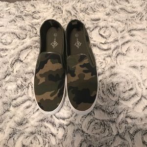 Camo sneakers!