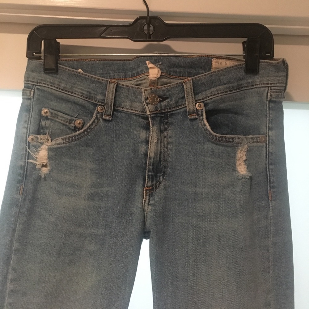 Rag & Bone Skinny Crop jeans