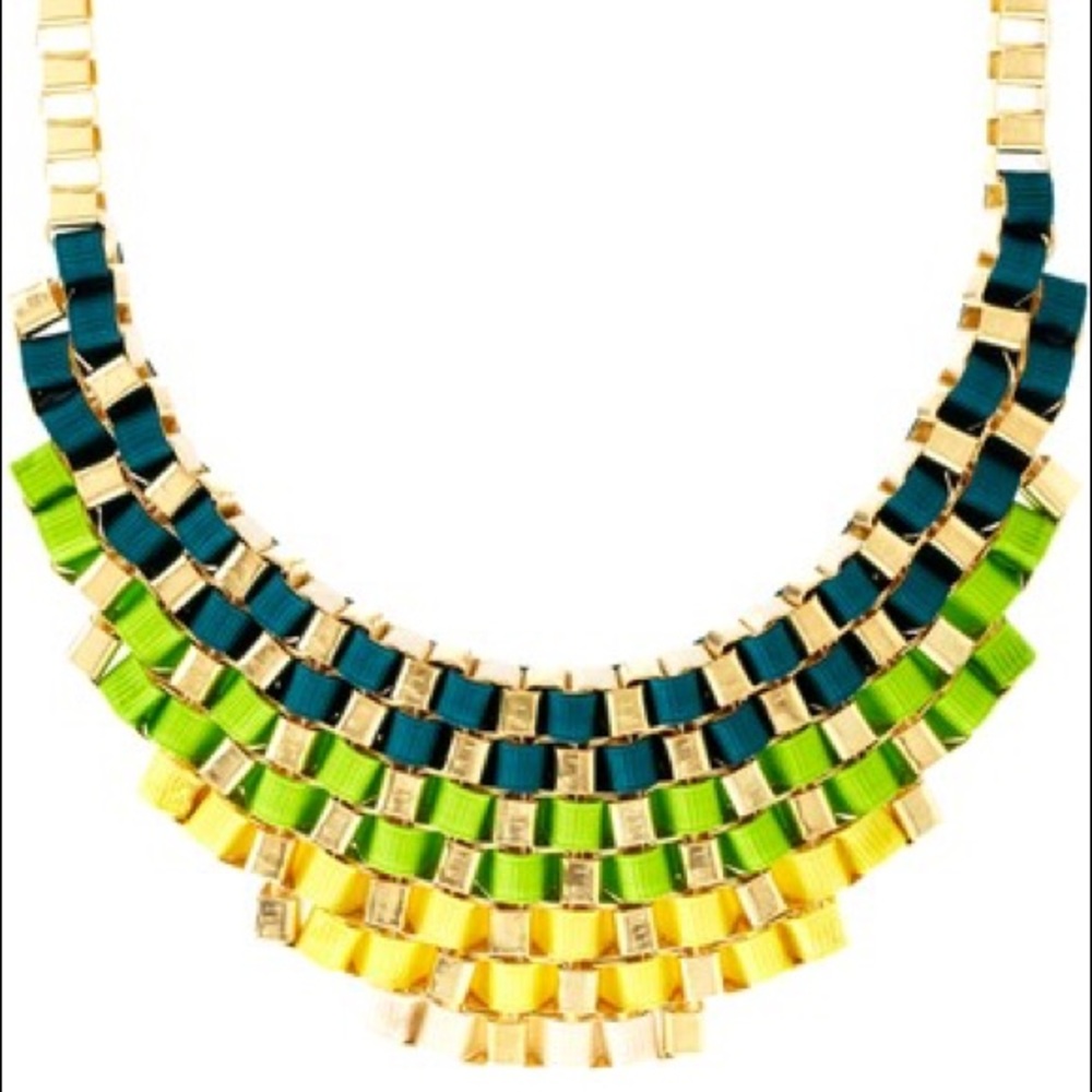 Monique Leshman Ribbon Statement Necklace