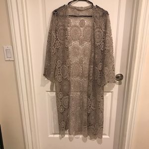Crochet kimono