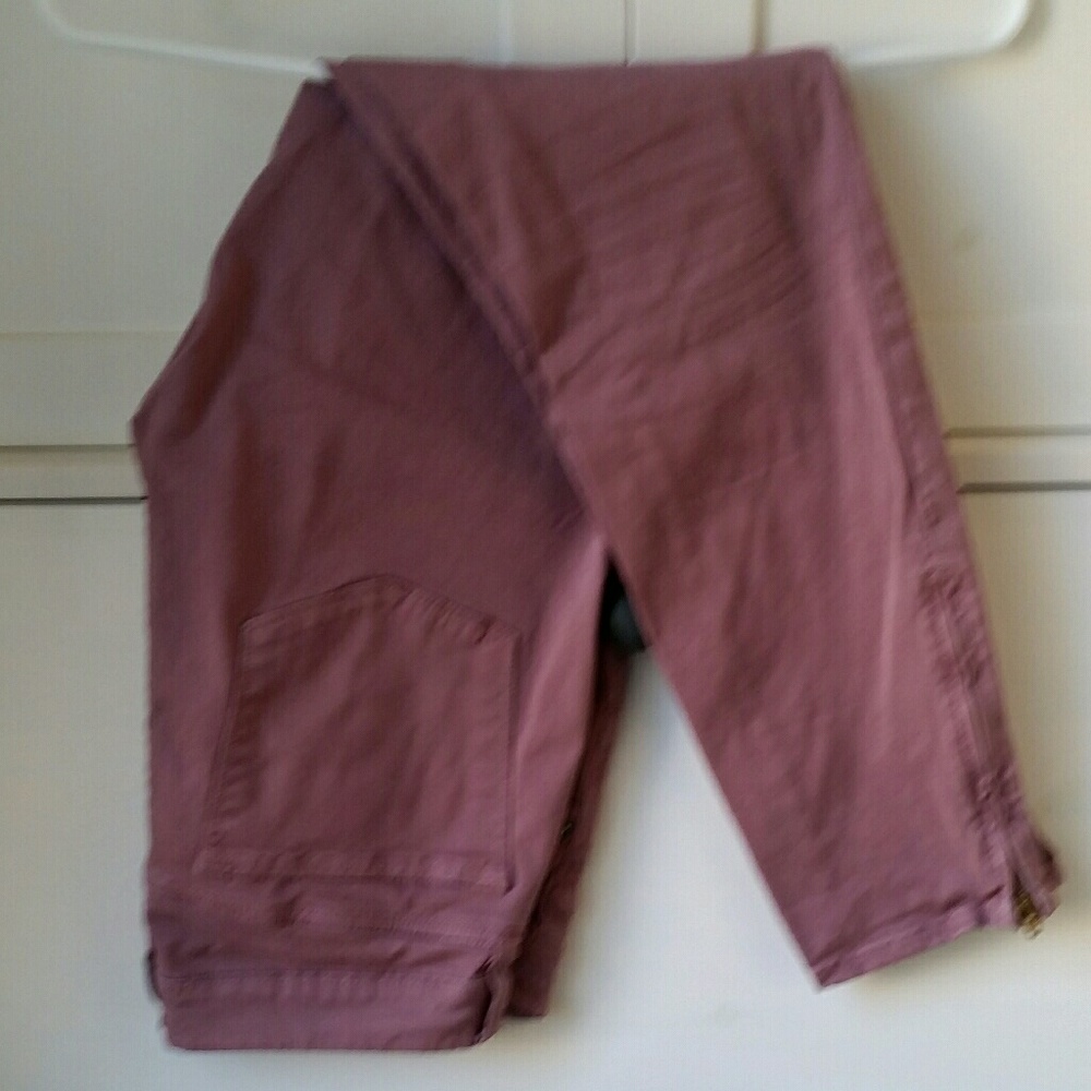 Purple J. Crew toothpick pants