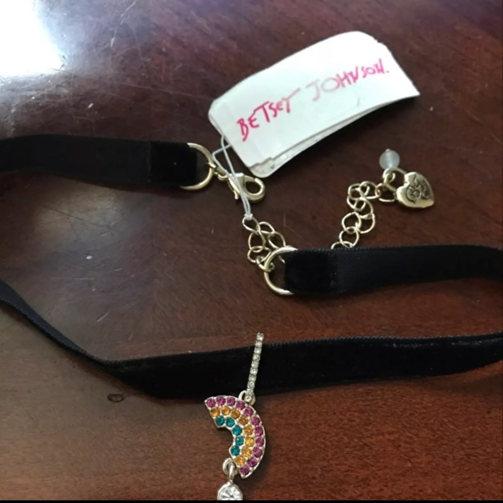 Betsey Johnson Rainbow Choker