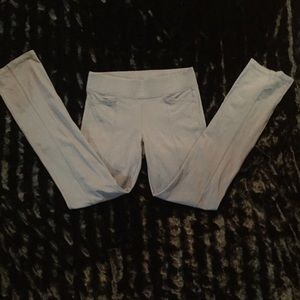 Similar to Reebok Easy-Tone. Grey Exercise Pants.