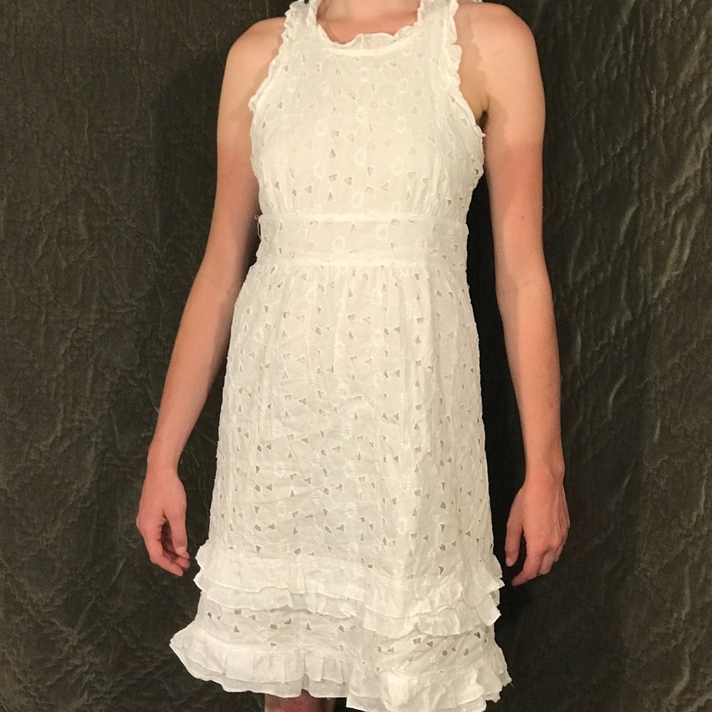 J. Crew Eyelet Lace Dress
