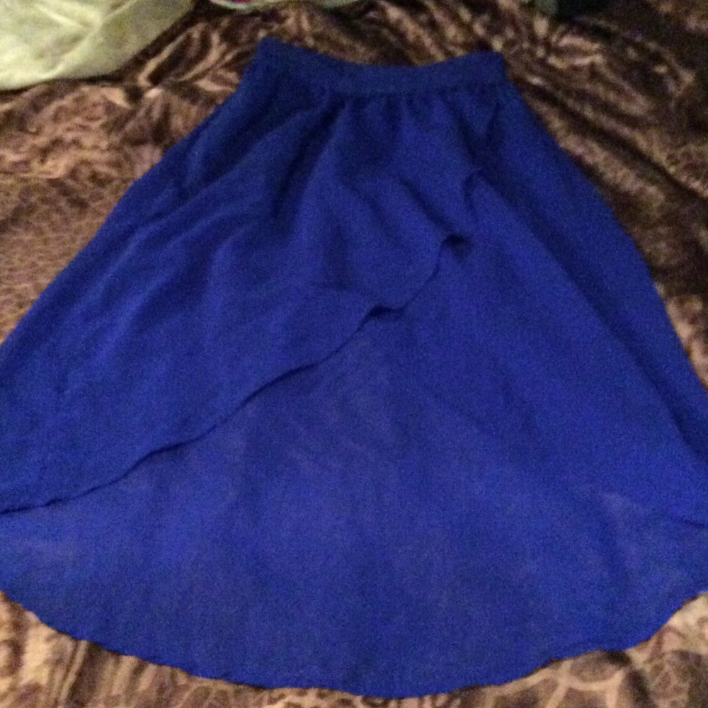 Blue skirt