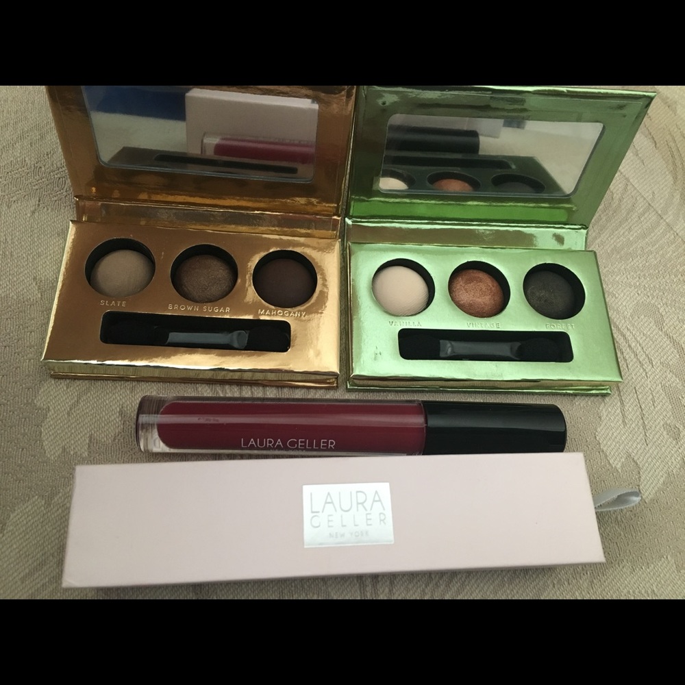 Laura Geller bundle, lot eyes + lips 💋🎉 NEW