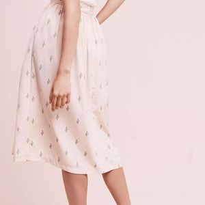 NWT Anthropologie Cactus Midi Skirt
