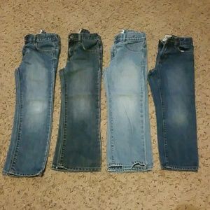 Bundle of 4 Boys Jeans